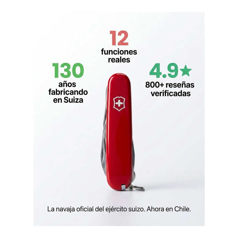 Navaja Suiza Cortapluma Victorinox Tinker Roja 1.4603 + Grabado Personalizado