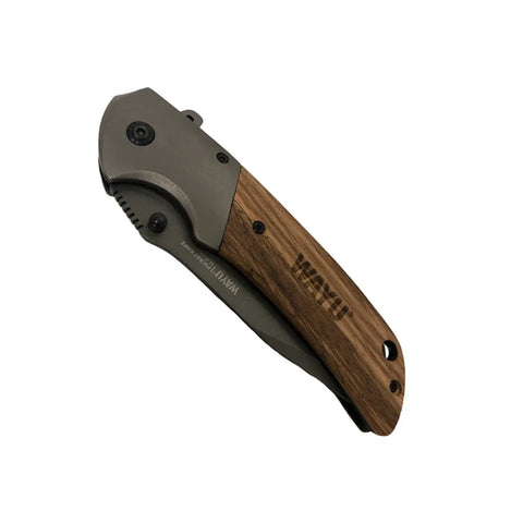 Navaja Wayu Cortapluma Pocket Knife 22 Cm Mango Madera