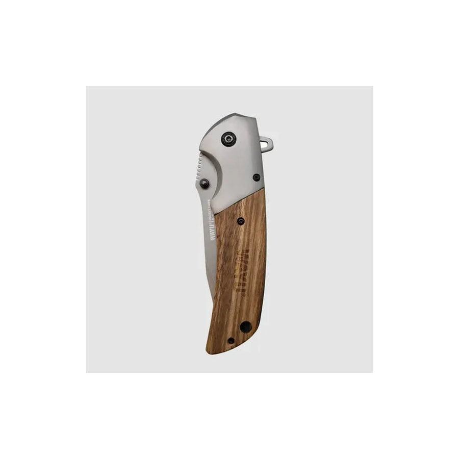 Navaja Wayu Cortapluma Pocket Knife 22 Cm Mango Madera + Grabado Personalizado