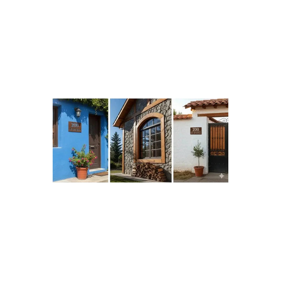 Número de Casa Minimalista Grande 30x50 - foto 5