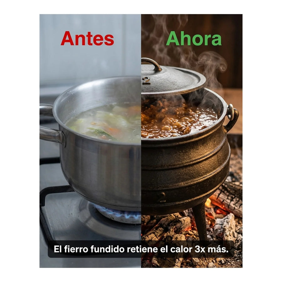 Olleta De Fierro Fundido #2 - 6 Litros