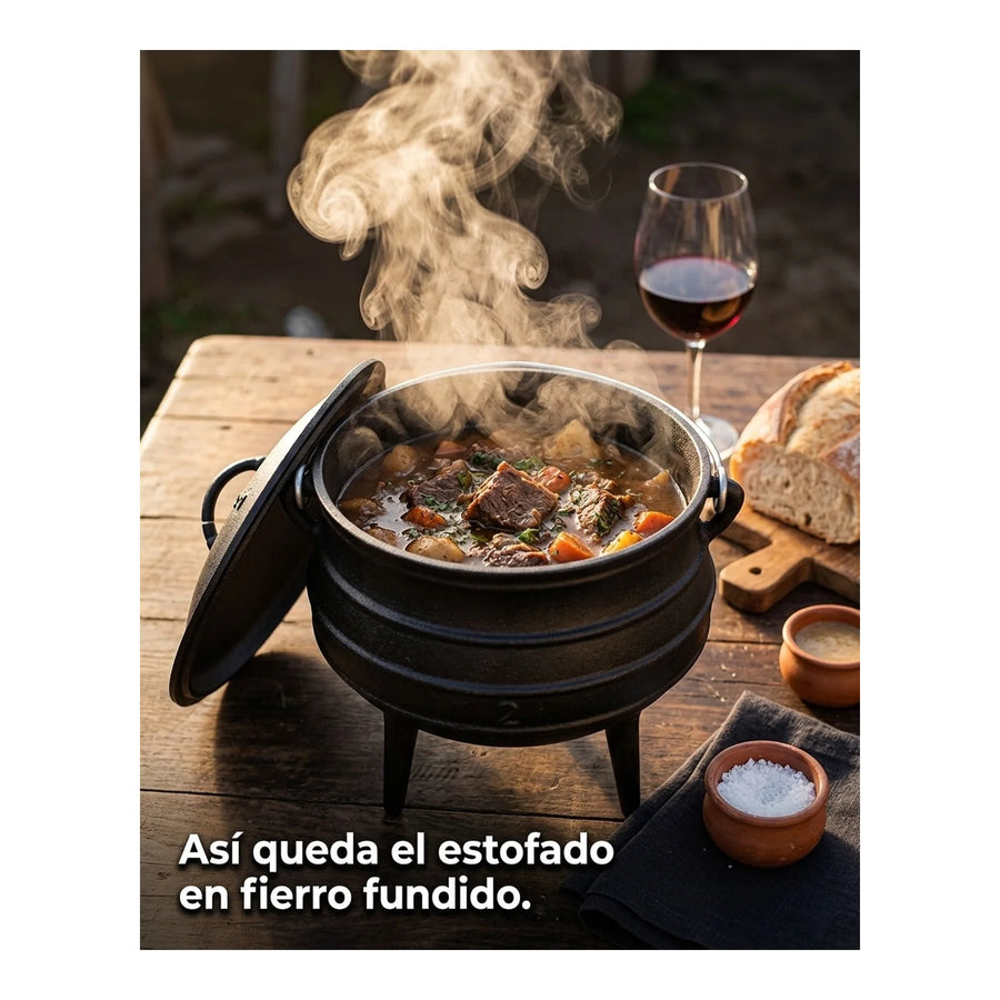 Olleta De Fierro Fundido #2 - 6 Litros