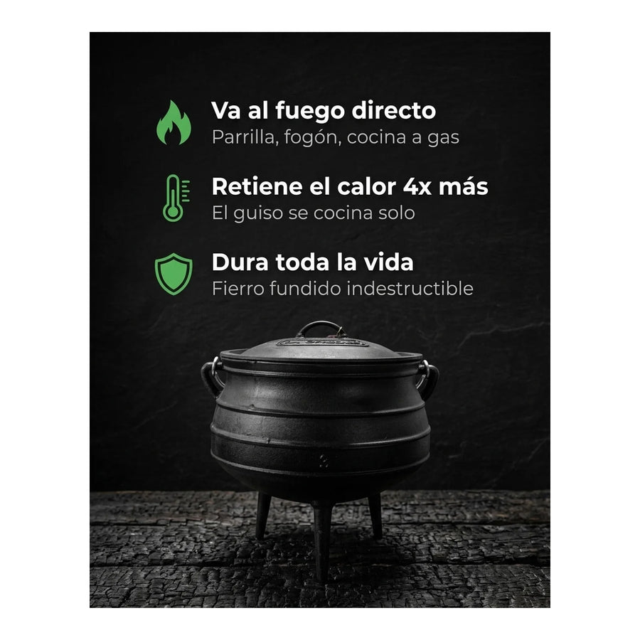 Olleta De Fierro Fundido 8 Litros #3