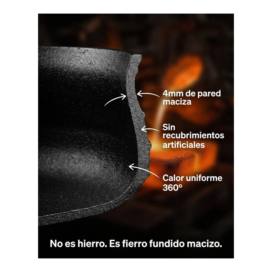 Olleta De Fierro Fundido 8 Litros #3