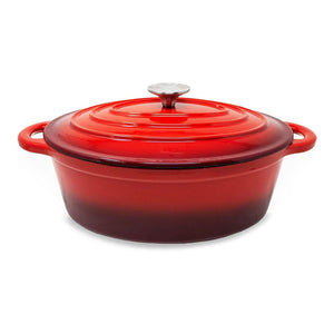 Olla Fierro Fundido Esmaltado 26cm Roja