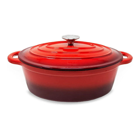 Olla Fierro Fundido Esmaltado 26cm Roja