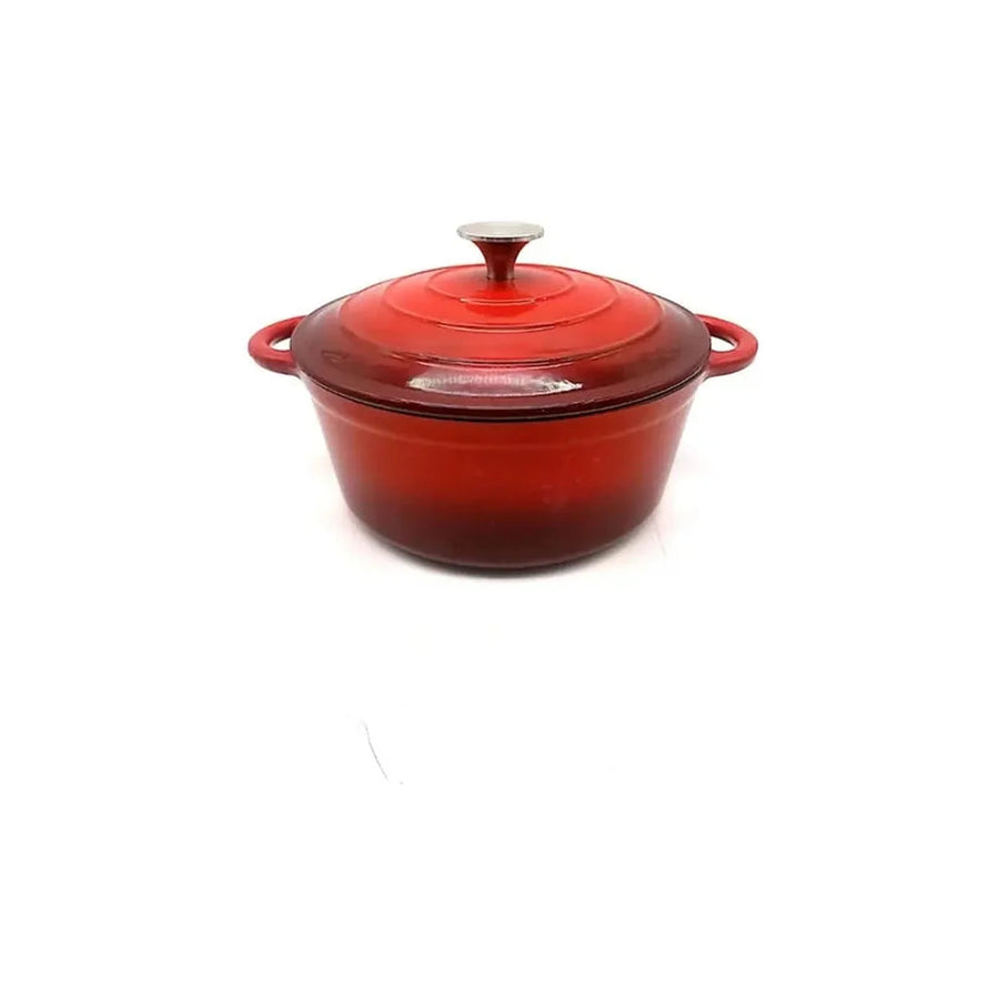 Olla Fierro Fundido Esmaltado 22cm 2 Colores + Envío Gratis