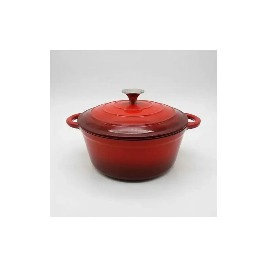 Olla Fierro Fundido Esmaltado 22cm 2 Colores + Envío Gratis