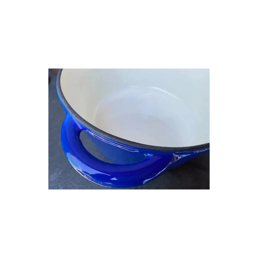 Olla Fierro Fundido Esmaltado 22cm 2 Colores + Envío Gratis