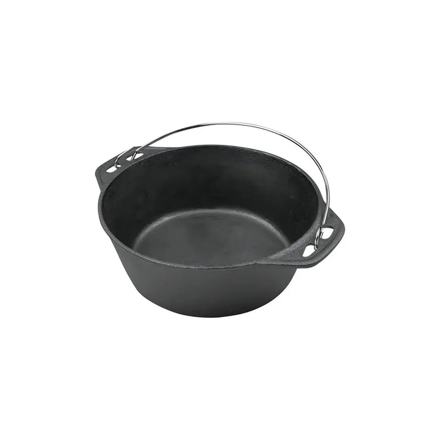 Olla Holandesa 25cm Hierro Fierro Con Alzador Premium