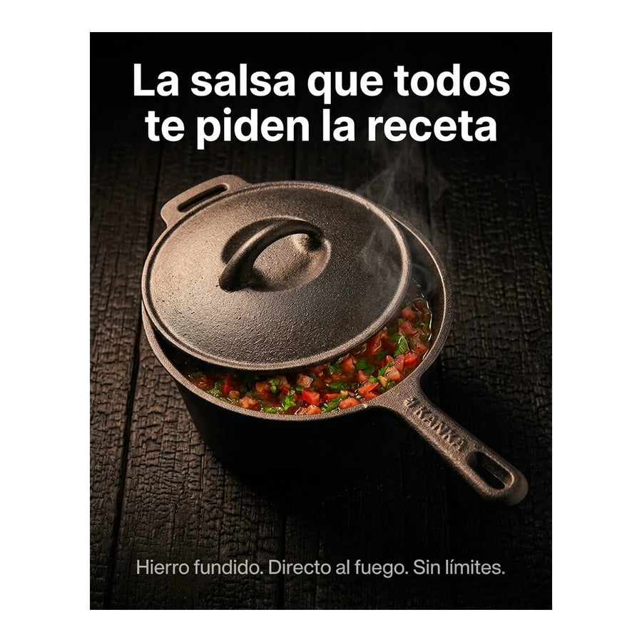 Olla Salsera Kanka Hierro Fundido