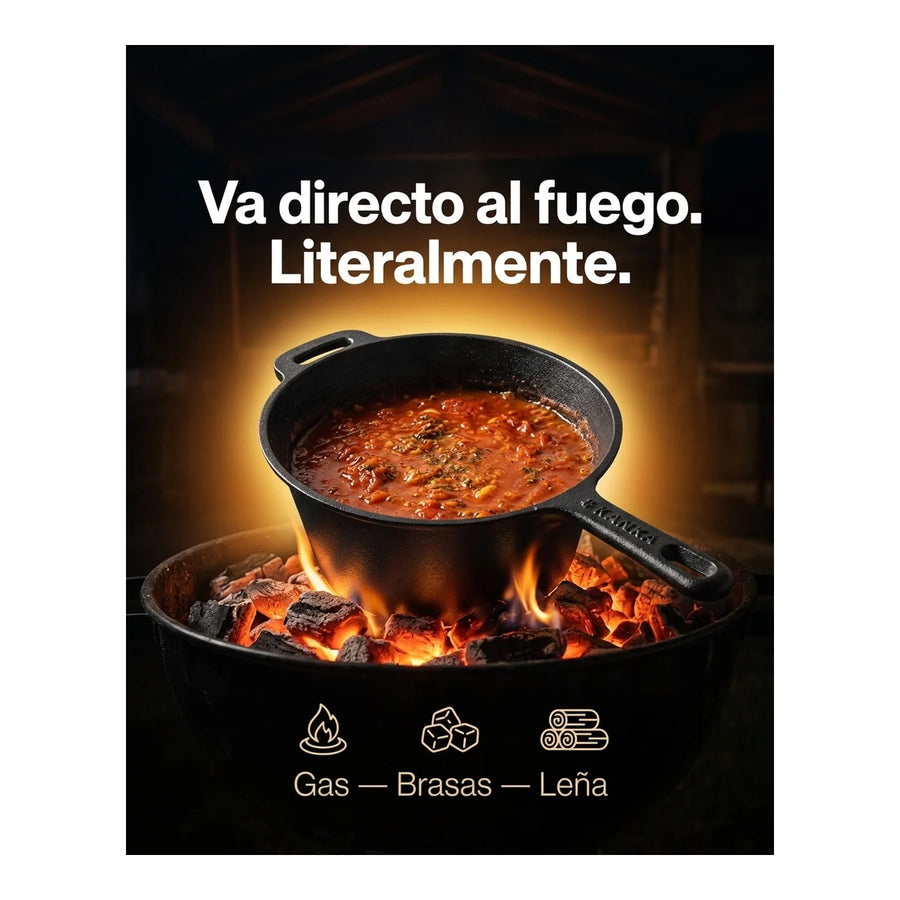 Olla Salsera Kanka Hierro Fundido