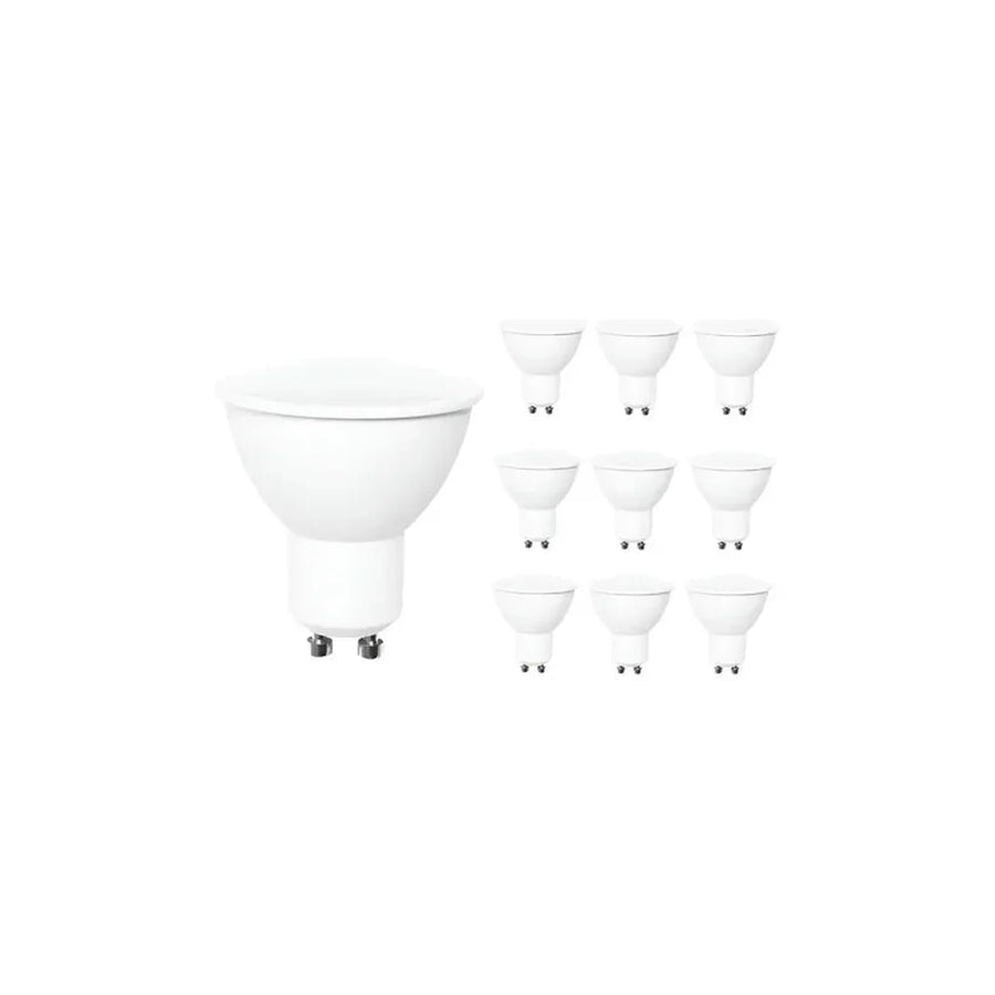 Pack 10 Ampolletas GU10 5W Luz Fría