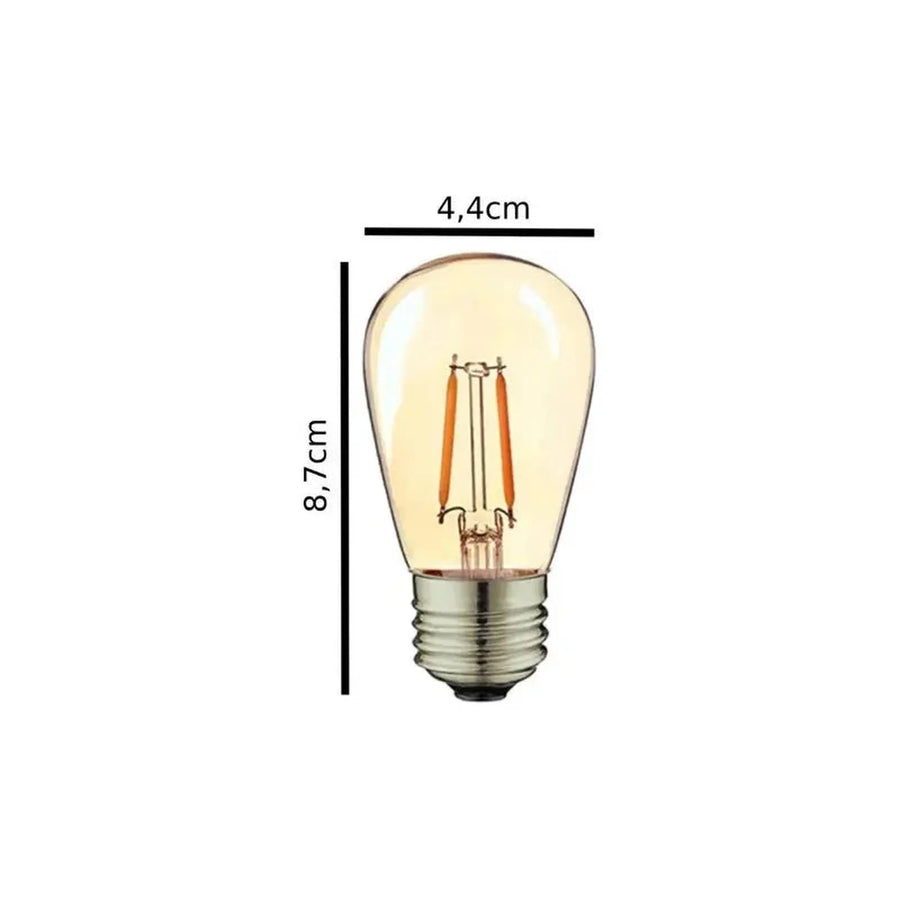 Pack Edison 2W luz cálida - foto 2