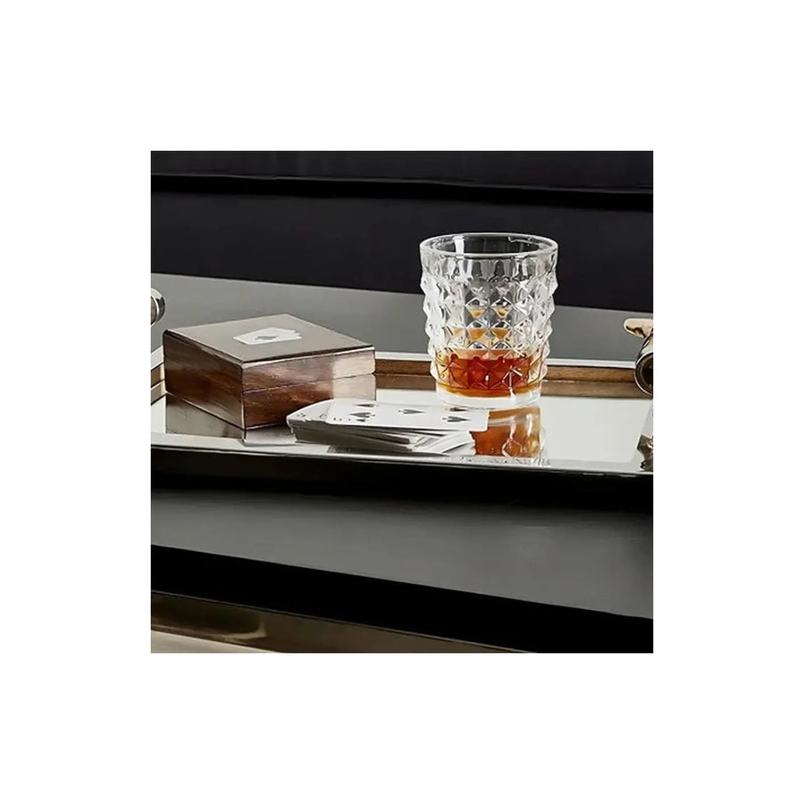 Pack De 6 Vasos Allegra Stirling Para Whisky De Vidrio, 330 Ml