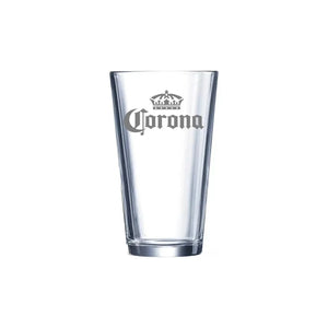 Pack X12 Vasos Grabado Corona Casale 490ml Azul Transparente