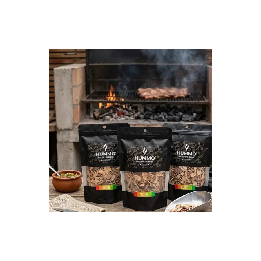 Pack X3  Chips De Madera Para Ahumar Sabores Ahumador Bbq
