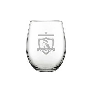 Pack X6 Vaso Copa De Vino / Cerveza Colo Colo 470ml Blanco