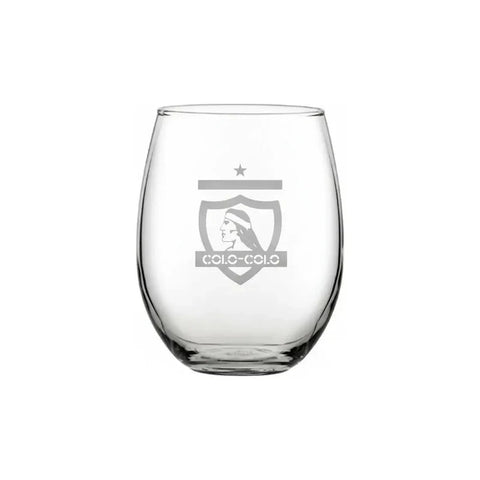 Pack X6 Vaso Copa De Vino / Cerveza Colo Colo 470ml Blanco