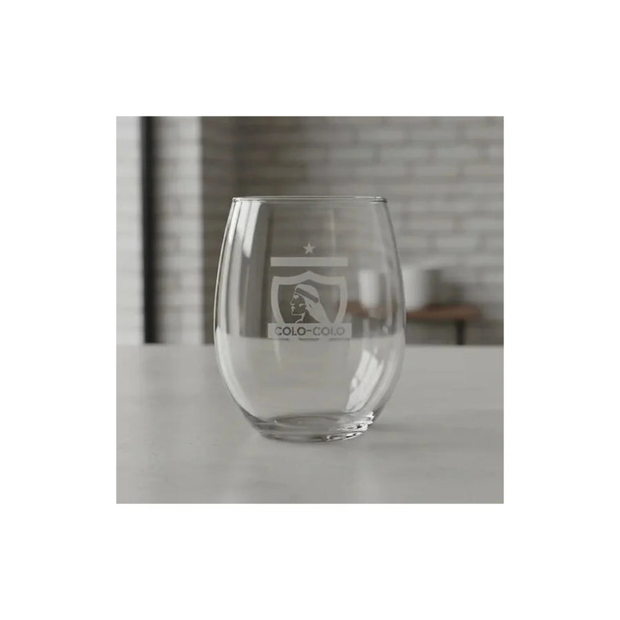 Pack X6 Vaso Copa De Vino / Cerveza Colo Colo 470ml Blanco