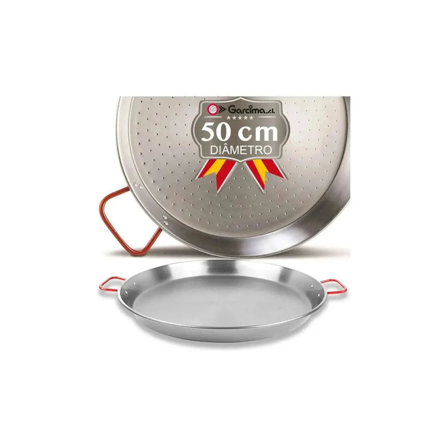 Paellera española Garcima 50 cm acero pulido