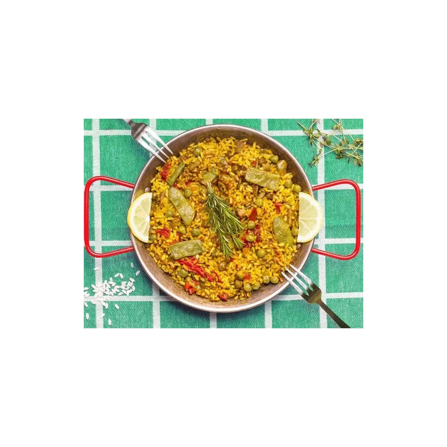 Paellera Valenciana Pulida 38 Con Garcima Para Paella 8 Raciones