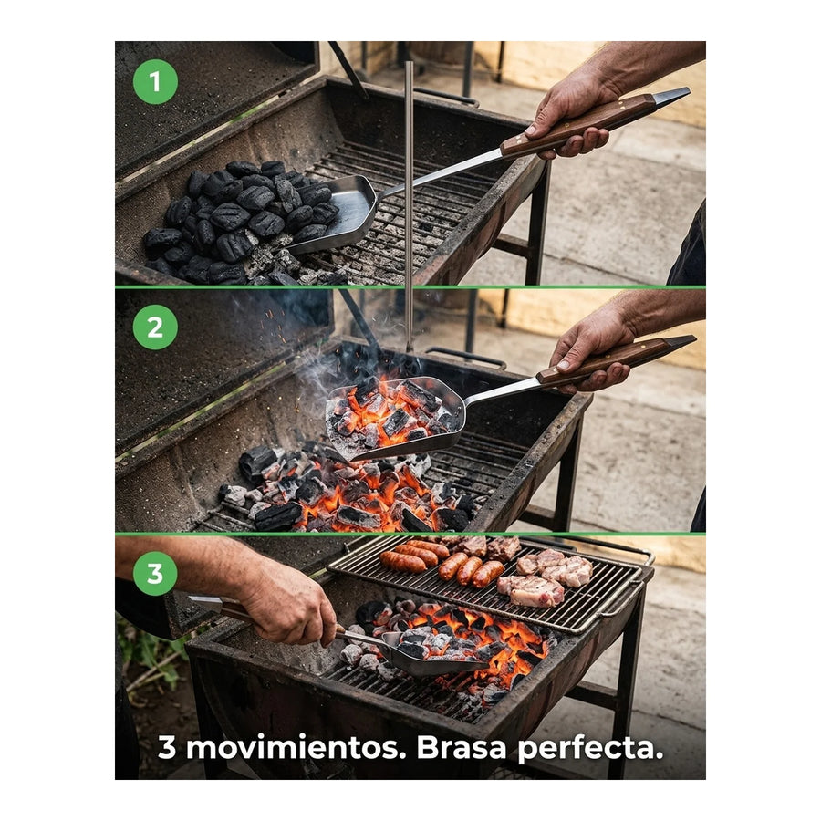 Pala Carbonera Pro XL Kangkawe Parrilla Premium