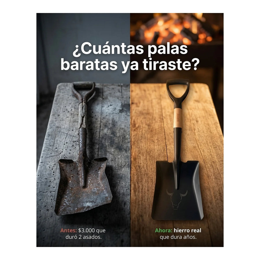 Pala Carbonera Wayu Asado Parrilla Bbq Carbon Leña Quincho