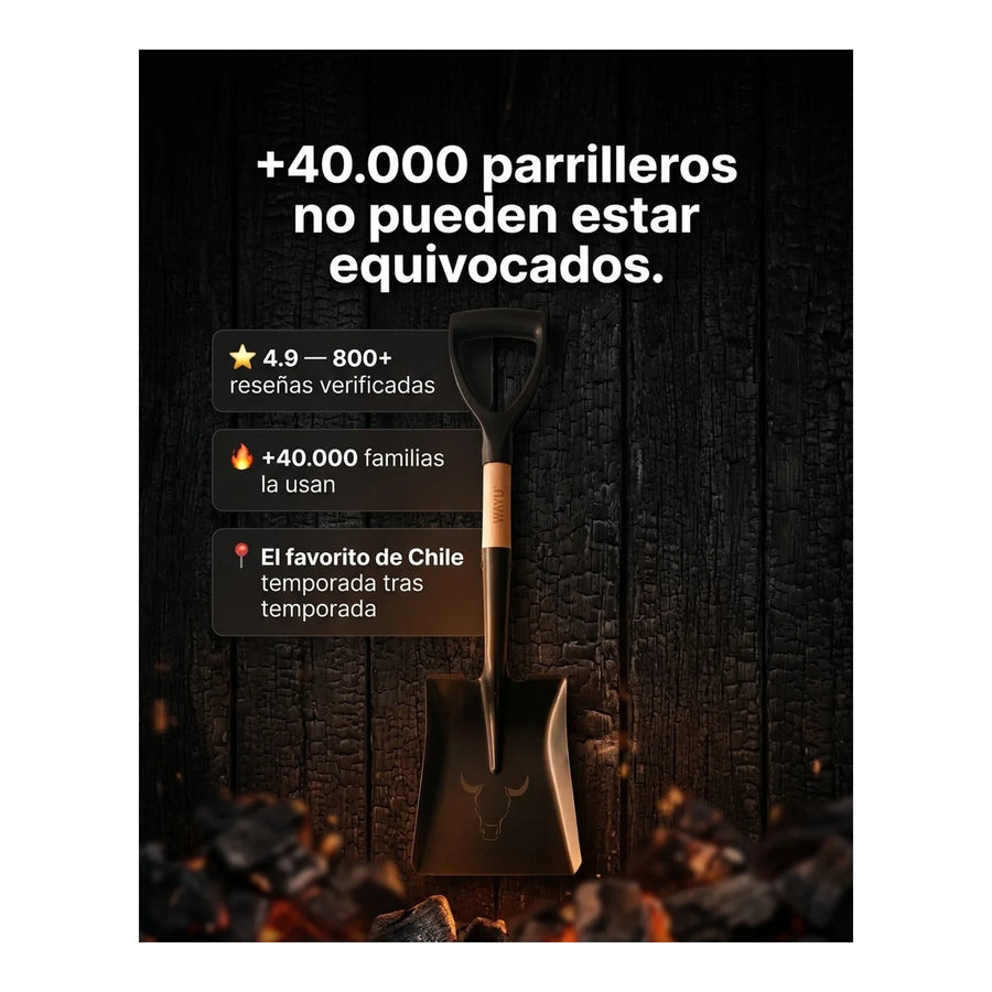 Pala Carbonera Wayu Asado Parrilla Bbq Carbon Leña Quincho
