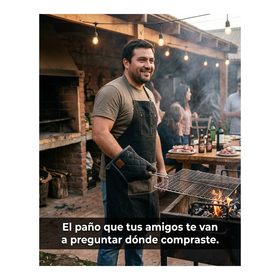 Paño Cocina Aislantes Wayu Asado Bbq Alta Temperatura