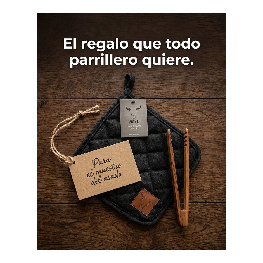 Paño Cocina Aislantes Wayu Asado Bbq Alta Temperatura