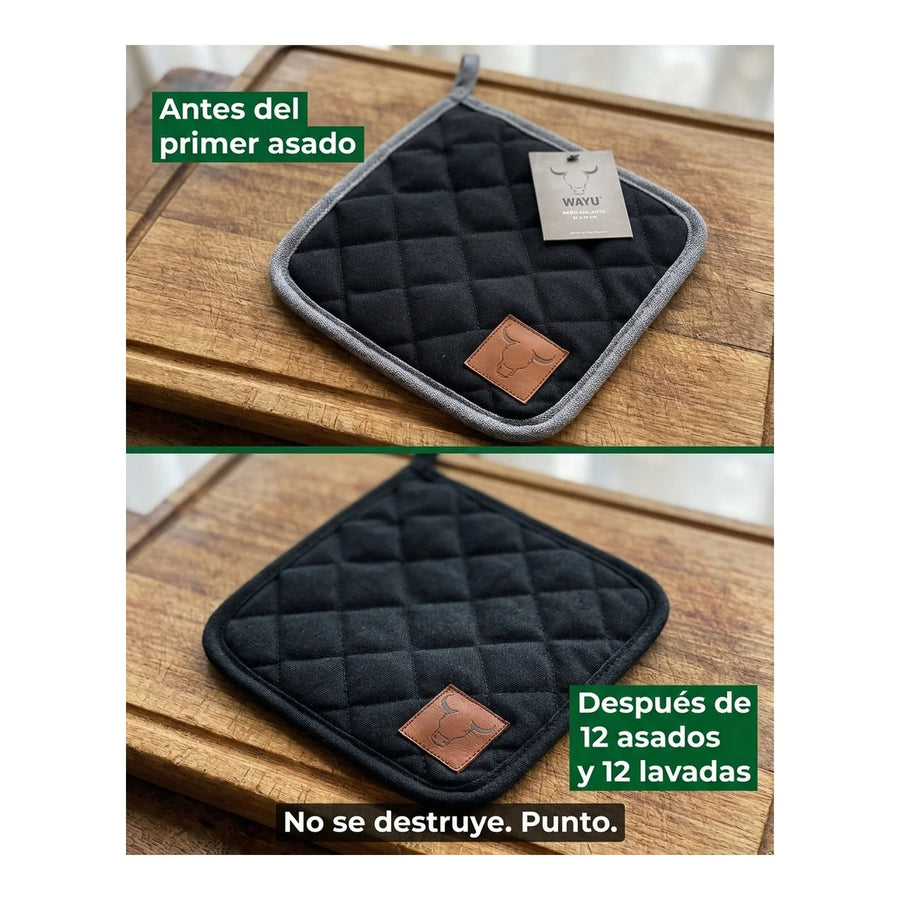 Paño Cocina Aislantes Wayu Asado Bbq Alta Temperatura