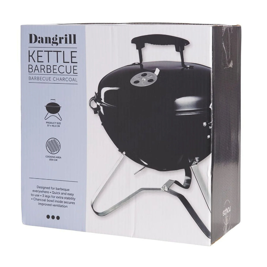 Parrilla Portatil Premium Con Tirajes Ahumador Dangrill