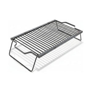 Parrilla A Carbón Leña Portátil Plegable 60x40 Camping Negro