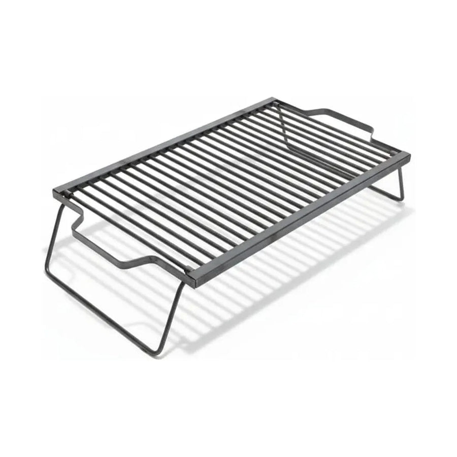 Parrilla A Carbón Leña Portátil Plegable 60x40 Camping Negro