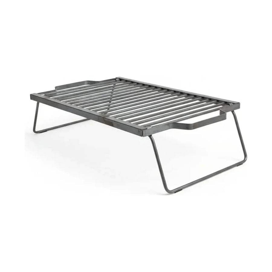Parrilla A Carbón Leña Portátil Plegable 60x40 Camping Negro