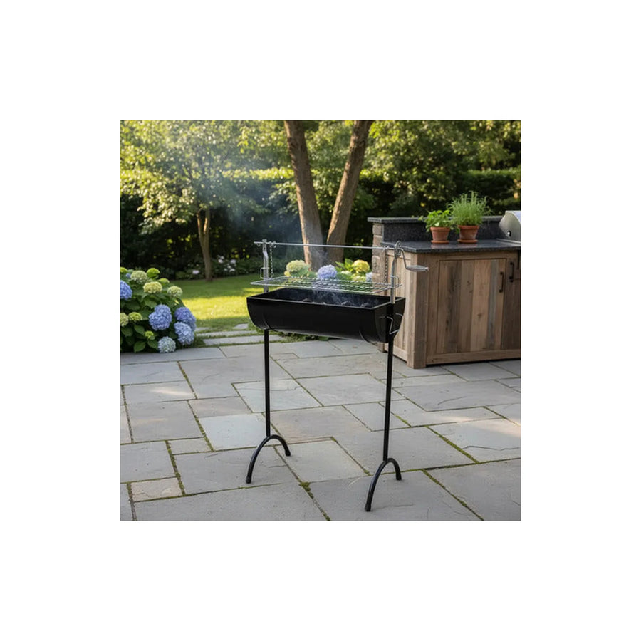 Parrilla Criolla Grilltech con Roldana Regulable — Asado Quincho