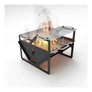 Parrilla de Camping Tres Niveles Acero al Carbón 3mm