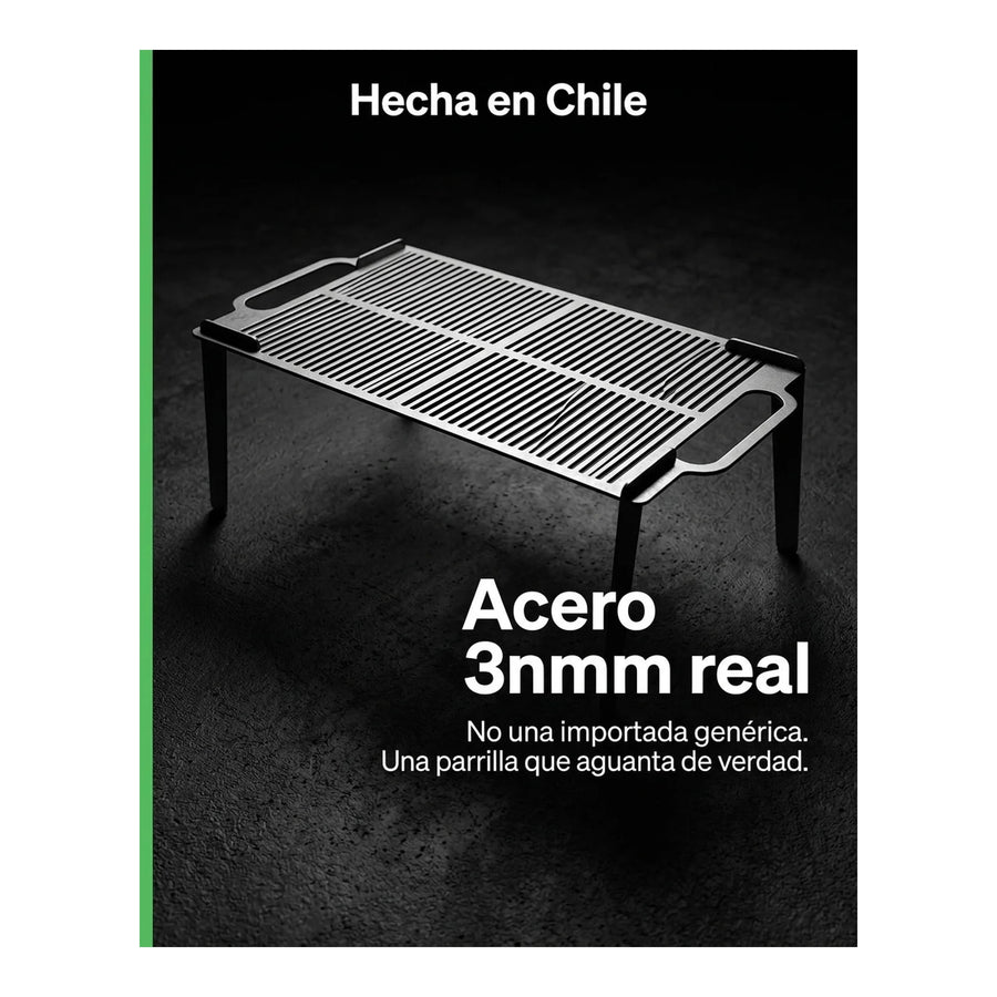 Parrilla Desarmable 45x25 3mm Camping Outdoor