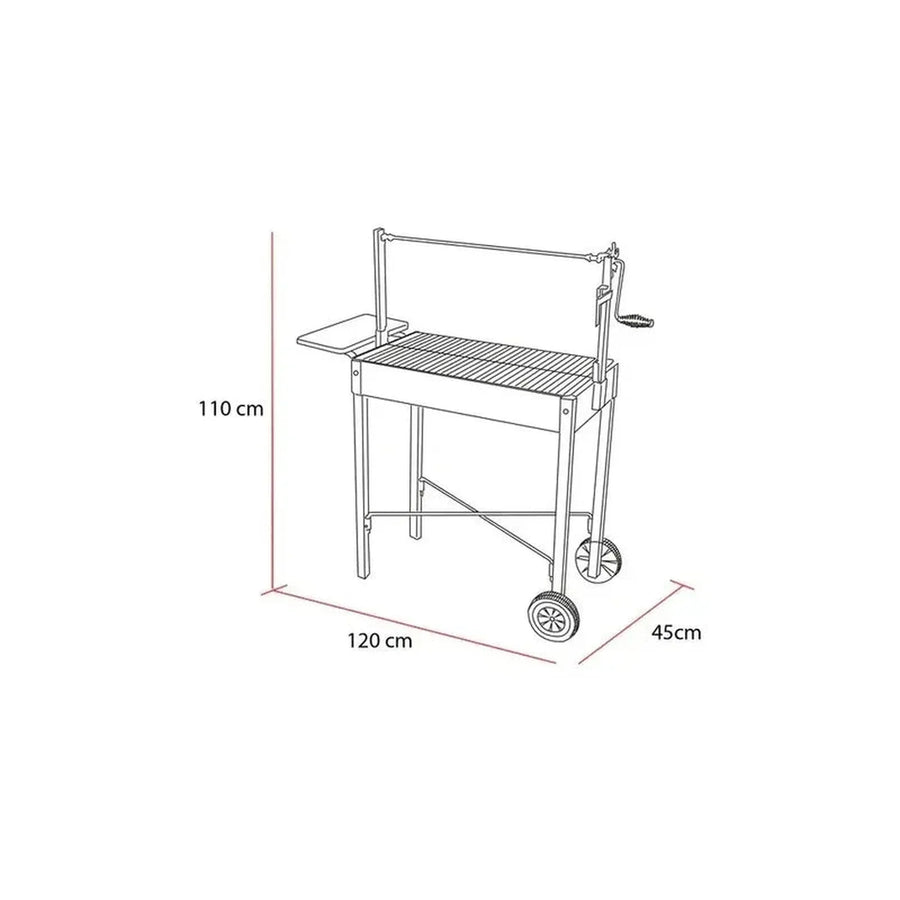 Parrilla Magallánica Clásica Grilltech Premium Asado Quincho