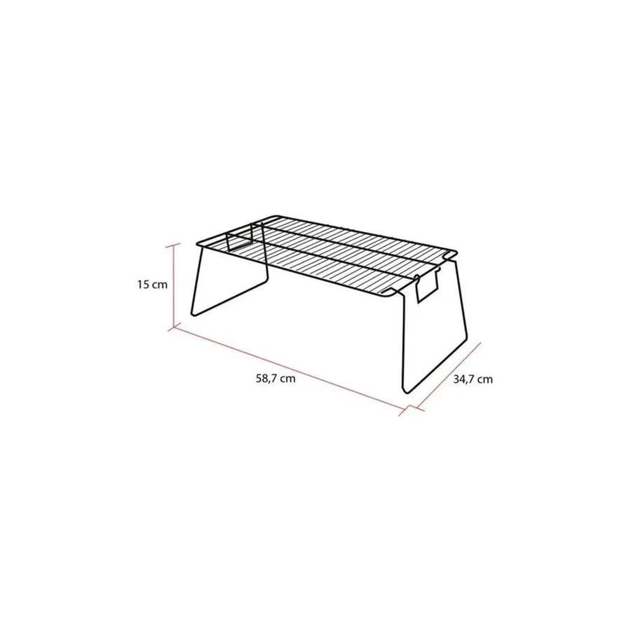 Parrilla Plegable Chica Camping Grilltech Asado Paseos