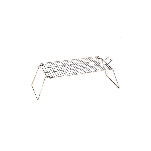 Parrilla Plegable Grilltech Camping Grande Acero Inoxidable