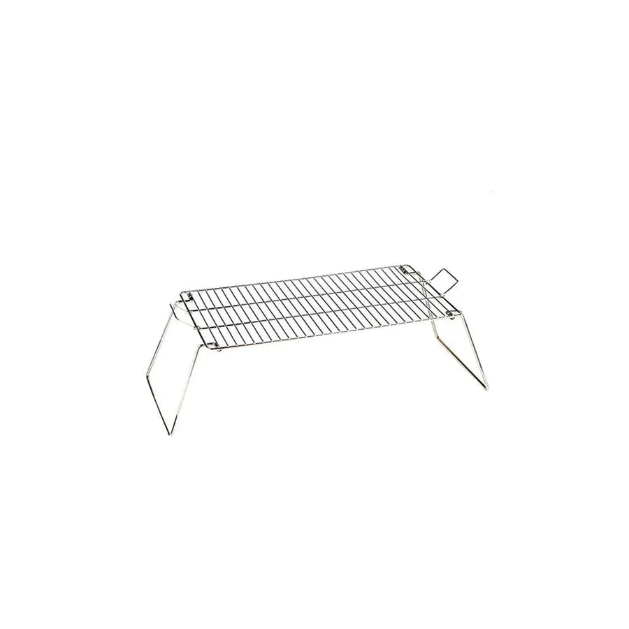 Parrilla Plegable Grilltech Camping Grande Acero Inoxidable