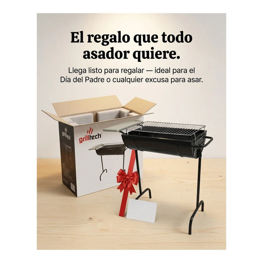 Parrilla Rodeo Clásica — Con Tabla Lateral | Asado Portátil Chile