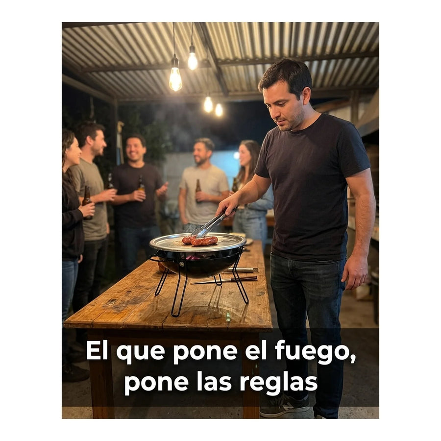 Parrilla Sobremesa 30cm Brasero Premium Asado Cocina Bbq