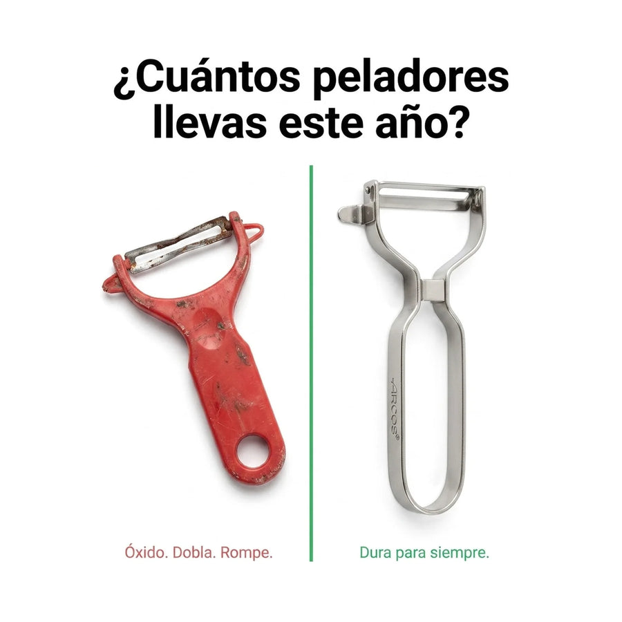 Pelador De Verduras Arcos Inoxidable Profesional