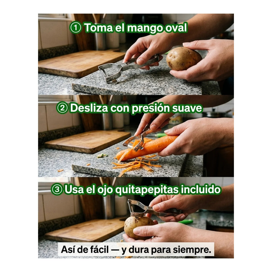 Pelador De Verduras Arcos Inoxidable Profesional