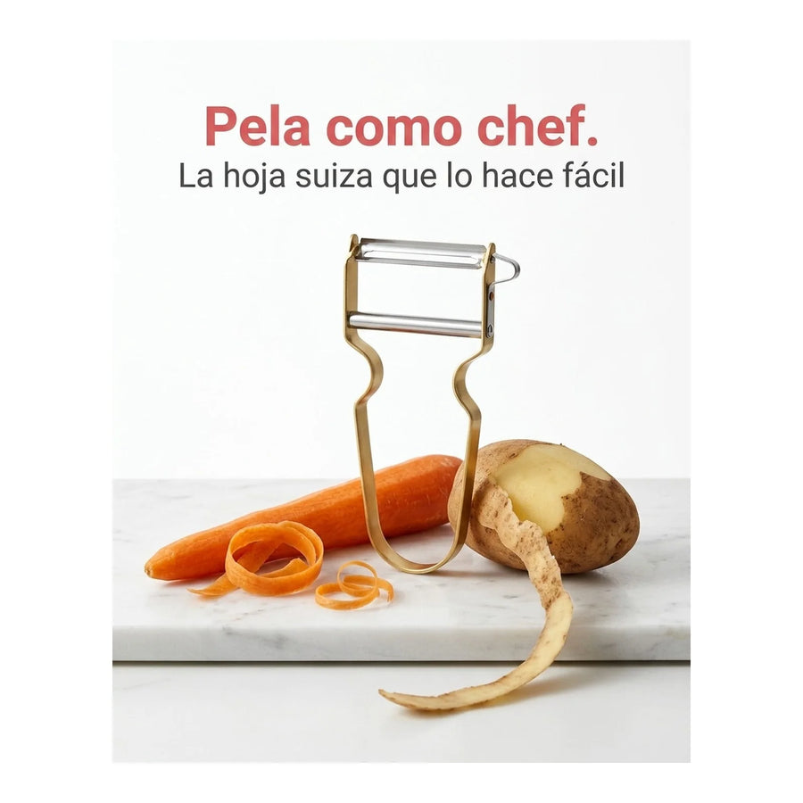 Pelador De Verduras Victorinox Premium Castaña Acero Inox.