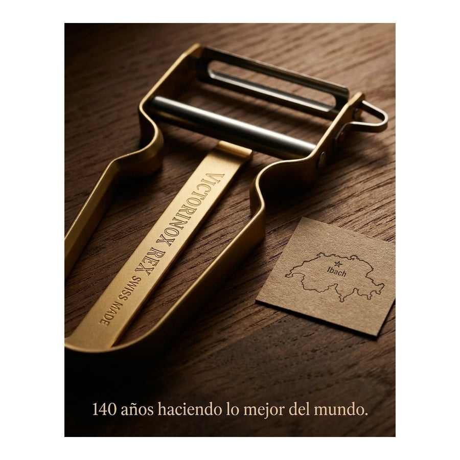 Pelador De Verduras Victorinox Premium Castaña Acero Inox.