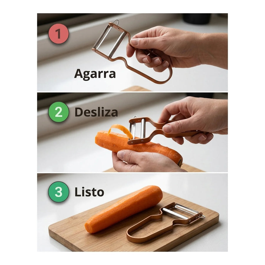 Pelador De Verduras Victorinox Premium Canela Acero Inox.